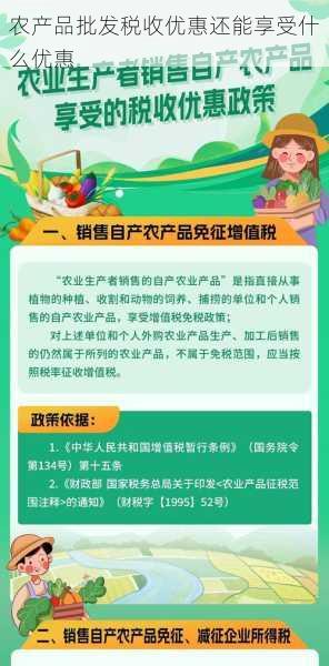 农产品批发税收优惠还能享受什么优惠第1张-蔬菜基地绿色种植产业带 农产品批发税收优惠还能享受什么优惠