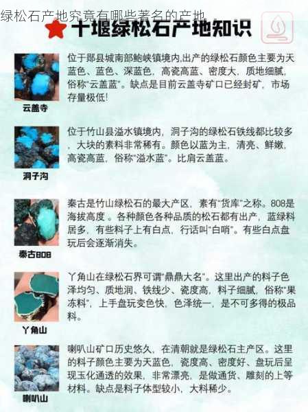 绿松石产地究竟有哪些著名的产地第1张-蔬菜基地绿色种植产业带
