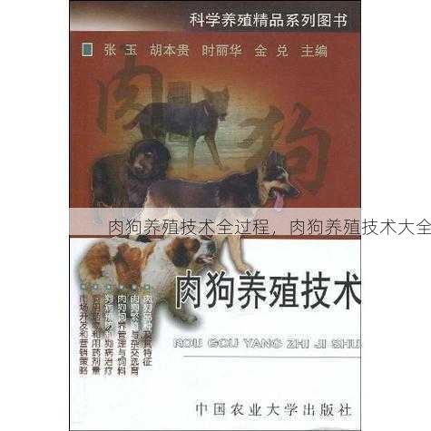肉狗养殖技术全过程，肉狗养殖技术大全第1张-蔬菜基地绿色种植产业带