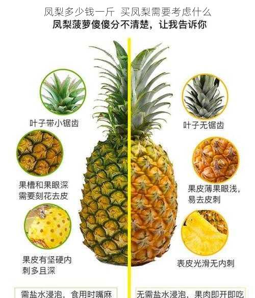 凤梨多少钱一斤 买凤梨需要考虑什么第2张-蔬菜基地绿色种植产业带 凤梨多少钱一斤 买凤梨需要考虑什么