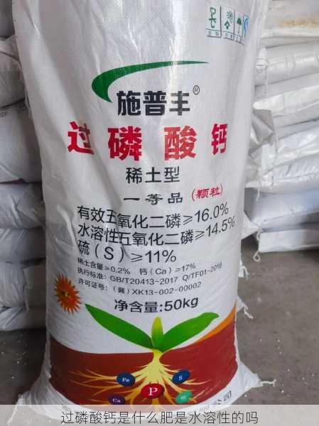 过磷酸钙是什么肥是水溶性的吗第1张-蔬菜基地绿色种植产业带 过磷酸钙是什么肥是水溶性的吗